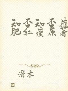 知否知否应是绿肥红瘦原著小说