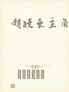 赵晓东主角小说