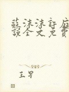 苏沫沫许庭川小说全文免费阅读