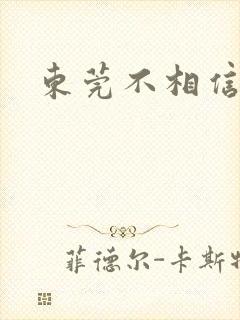 东莞不相信眼泪