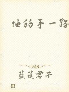 他的手一路下滑