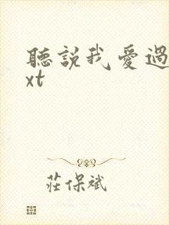 听说我爱过你txt