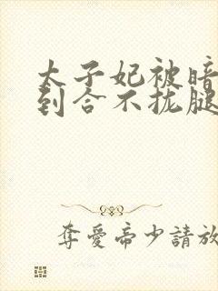 太子妃被暗卫C到合不拢腿