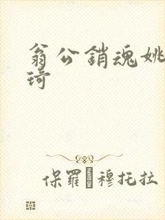 翁公销魂姚瑶琦琦