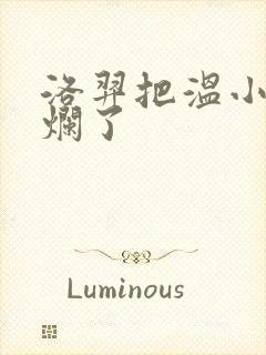 洛羿把温小辉做烂了