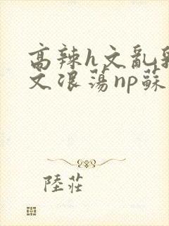 高辣h文乱乳h文浪荡np苏夏