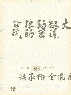 公狼的粗大挺进我的密道