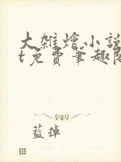 大杂烩小说txt免费笔趣阁