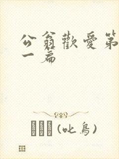 公翁欢爱第三十一篇