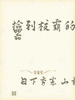 捡到校霸的遥控器