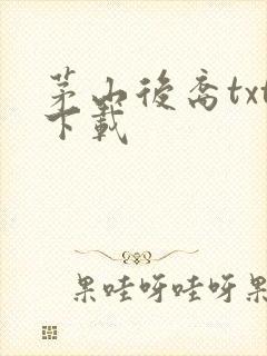 茅山后裔txt下载