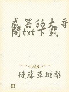 成器的大哥笔趣阁txt下载
