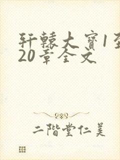 轩辕大宝1至720章全文