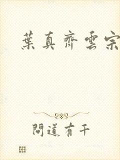 叶真齐云宗免费