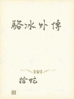 骆冰外传