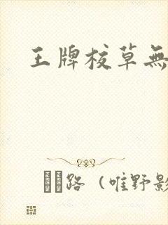 王牌校草无限爱