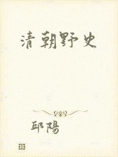 清朝野史