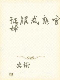 征服成熟官太贵妇