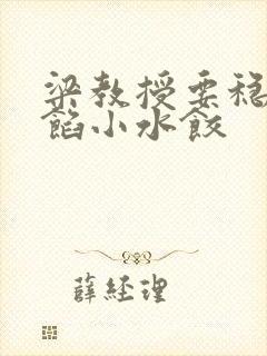 梁教授要稳住肉馅小水饺