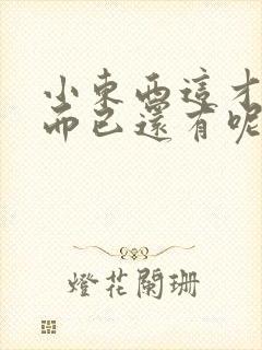 小东西这才一根而已还有呢