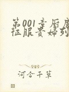 第001章厨房征服贵妇列静