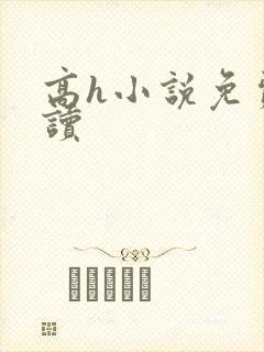 高h小说免费阅读