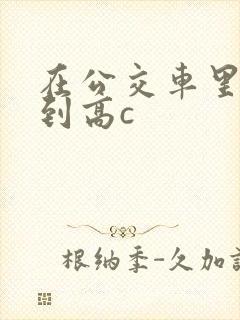 在公交车里c弄到高c