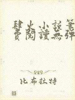 肆火小说笔趣免费阅读无弹窗