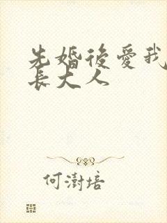 先婚后爱我的市长大人