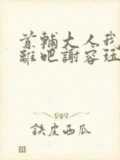 首辅大人我们和离吧谢容珏