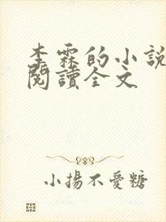 李霖的小说免费阅读全文