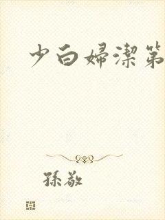 少白妇洁第二部