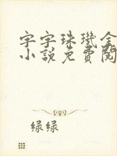 字字珠玑金银花小说免费阅读