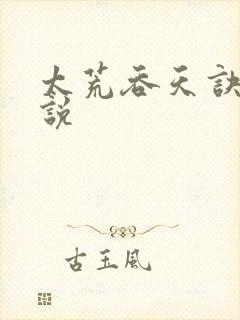 太荒吞天诀 小说