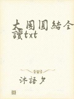 大团圆结全文阅读txt