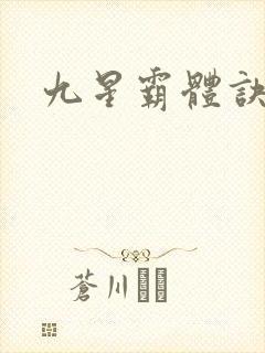 九星霸体诀小说