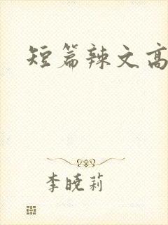 短篇辣文高h