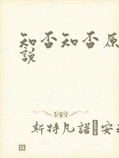 知否知否原著小说