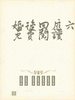 婚后回应六盲星免费阅读