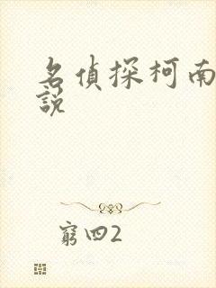 名侦探柯南h小说