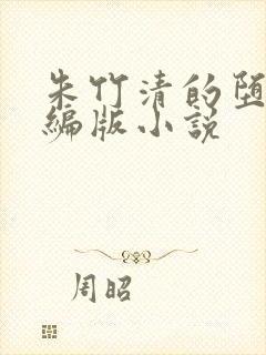 朱竹清的堕落改编版小说