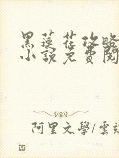 黑莲花攻略手册小说免费阅读全文