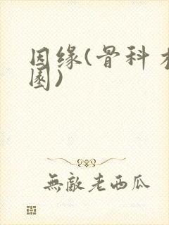 因缘(骨科 校园)