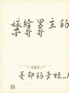 嫁给男主的病秧子哥哥