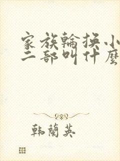 家族轮换小说第二部叫什么名字