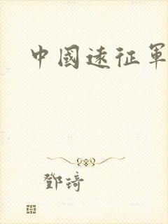 中国远征军小说