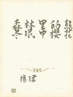 森林里的熊先生冬眠中樱花动漫