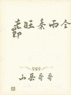 老旺秦雨全部章节