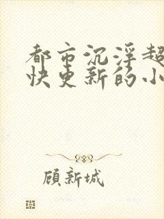 都市沉浮超前超快更新的小说