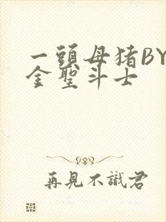 一头母猪BY黄金圣斗士